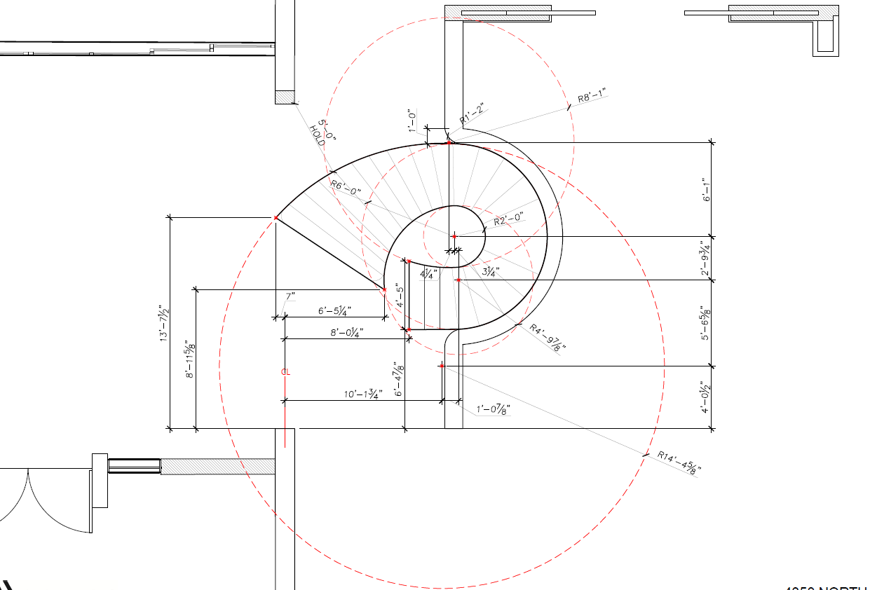 drawing staircase